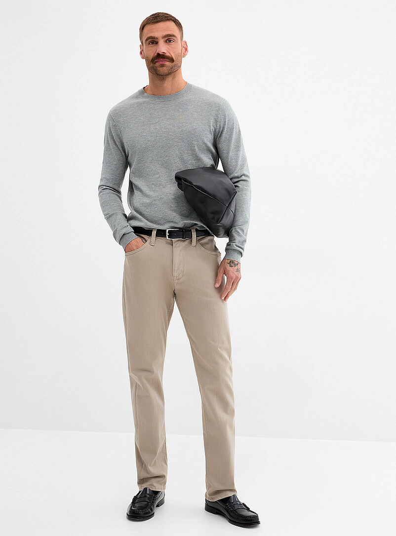 Marcus Taupe Jean Straight, Slim Fit
