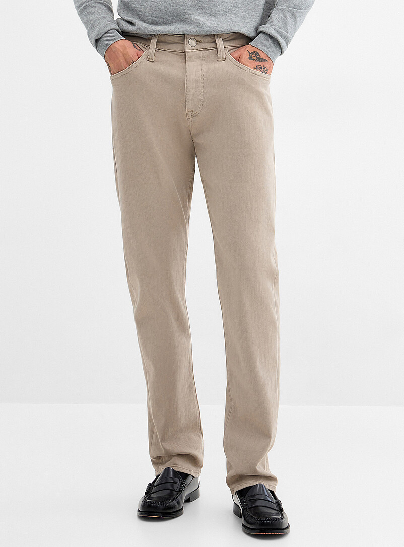 Marcus taupe jean Straight, slim fit product image 2