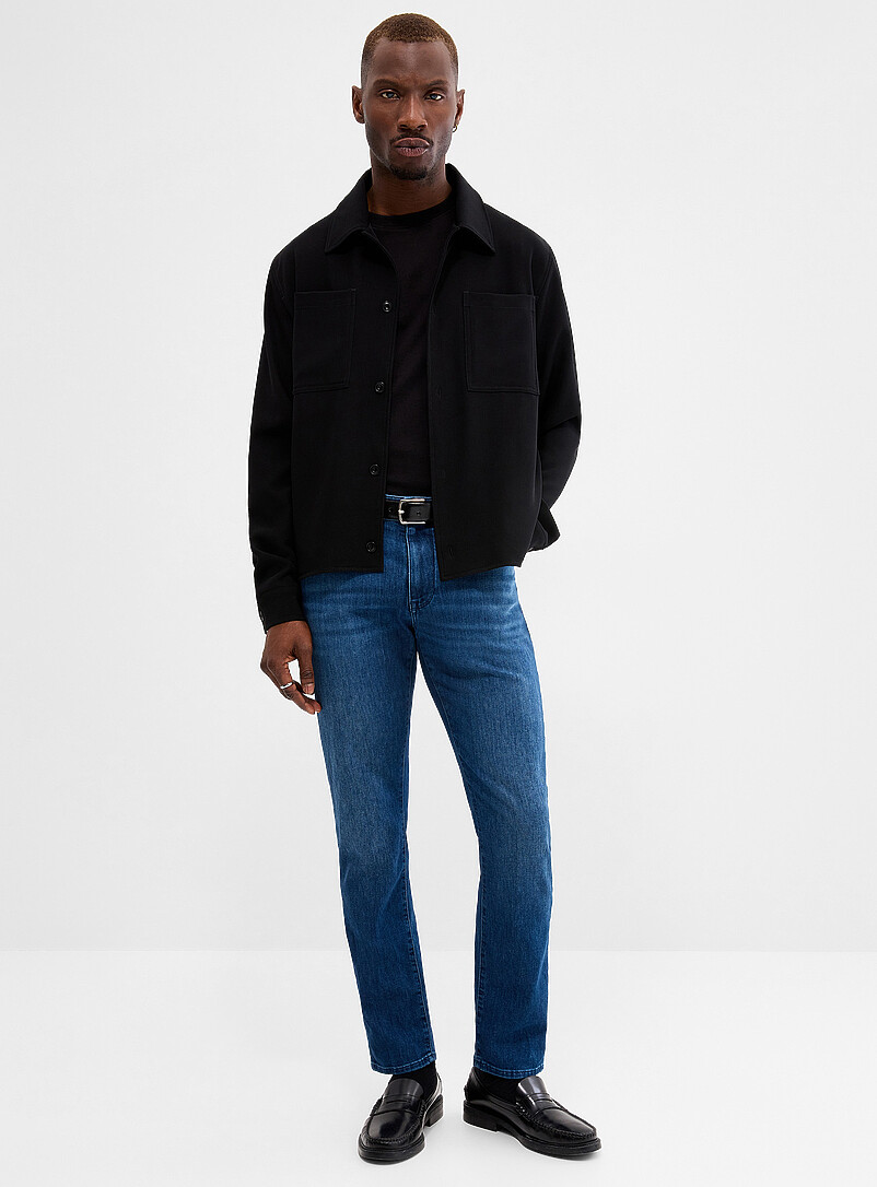 Marcus Blue Lightweight Jean Straight, Slim Fit