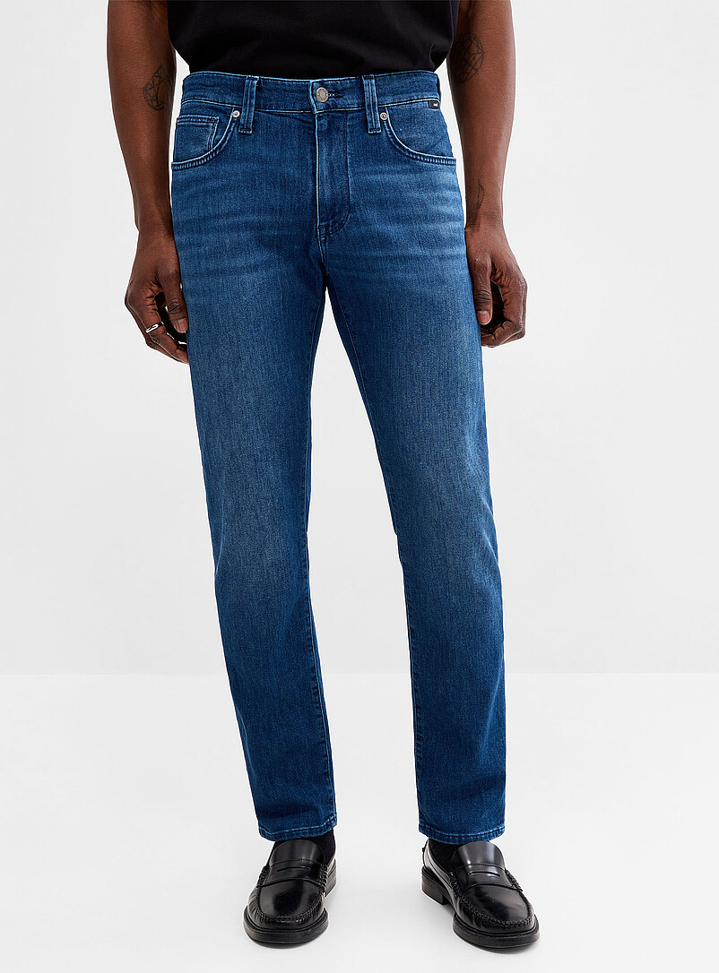 Marcus blue lightweight jean Straight, slim fit product image 2