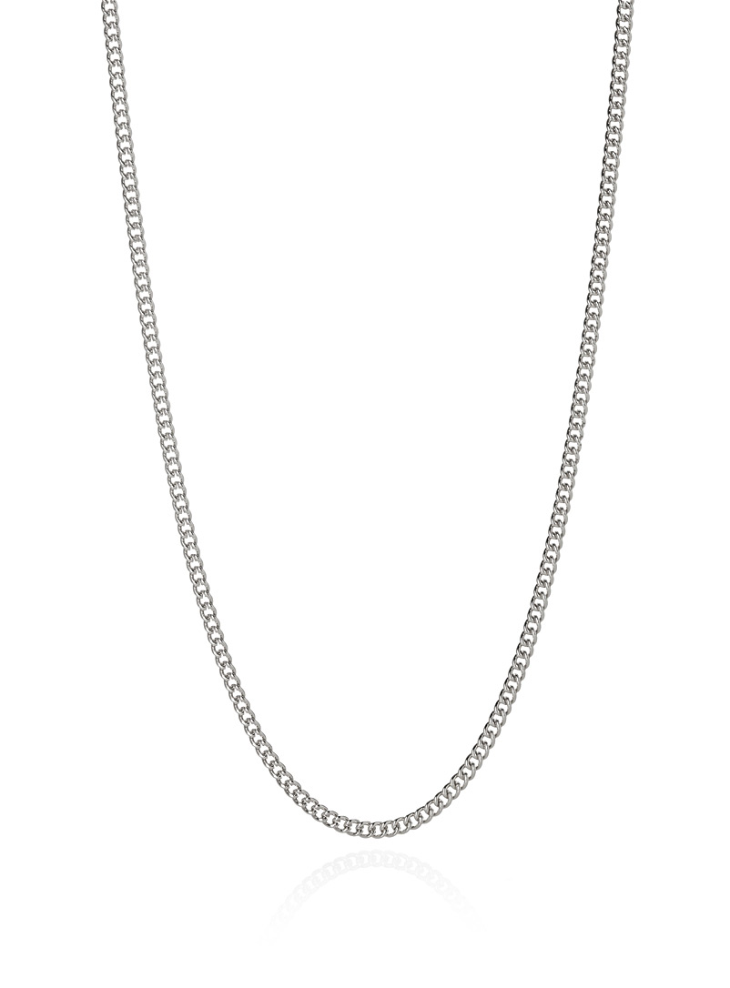 Le 31 Silver Long chain necklace for men