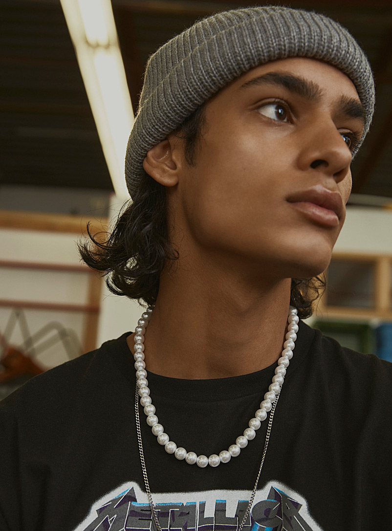 mens pearl necklace Pearl necklace | Le 31 | Men's Necklaces | Simons
