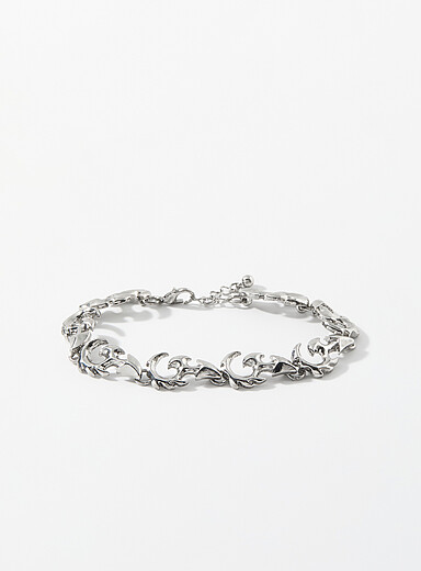 Le 31: Le bracelet cha&icirc;ne tribale Argent pour homme