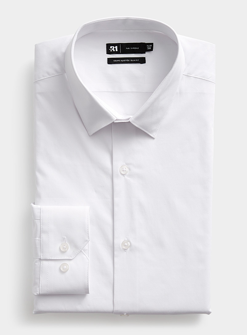 Essential' white formal shirt