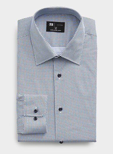 Optical sticks stretch shirt <b>Slim fit</b>