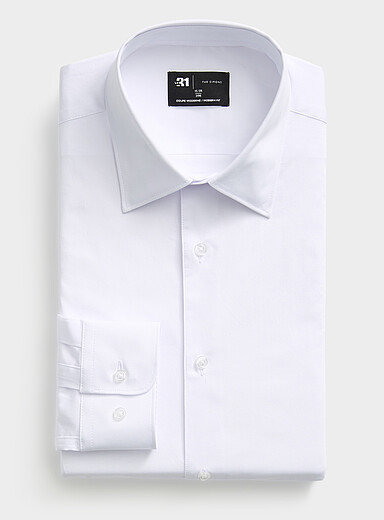La chemise extensible coton bio <b>Coupe moderne</b>