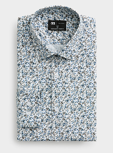 Painterly foliage shirt <b>Modern fit</b>