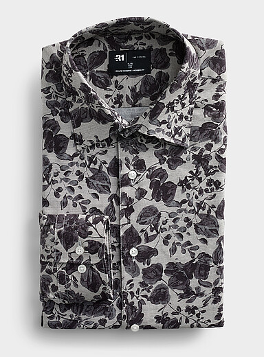 La chemise fleurs vintage <b>Coupe moderne</b>