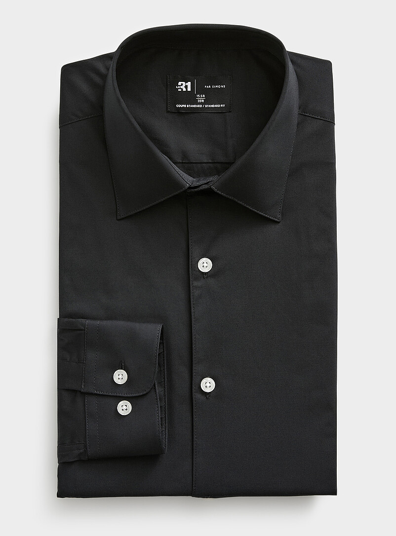 Monochrome stretch shirt Standard fit product image (primary)