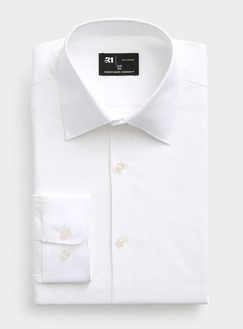 Monochrome Stretch Shirt Standard Fit
