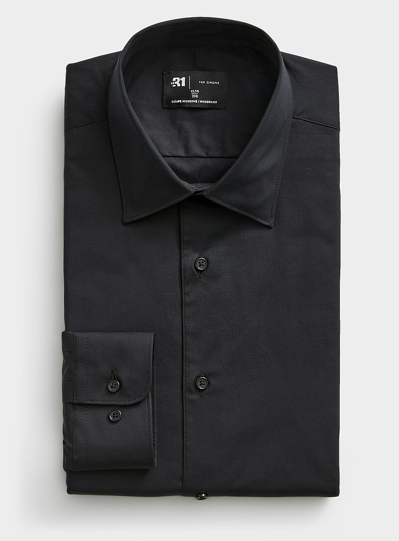 Stretch organic cotton shirt Modern fit product image (primary)