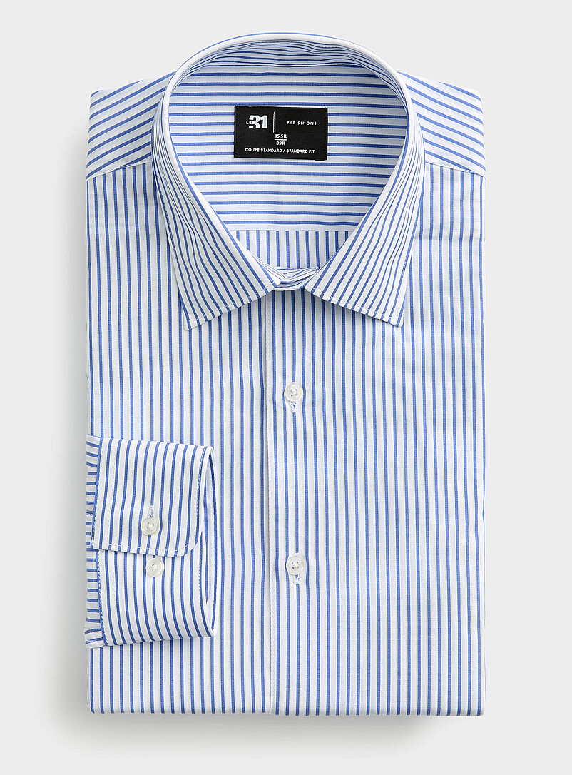 Fine pyjama-stripe shirt Standard fit product image 2