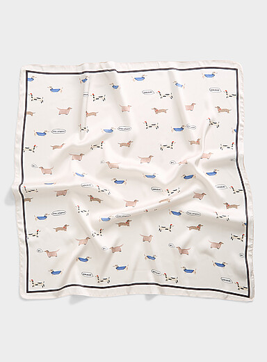Le foulard &agrave; nouer petits chiens