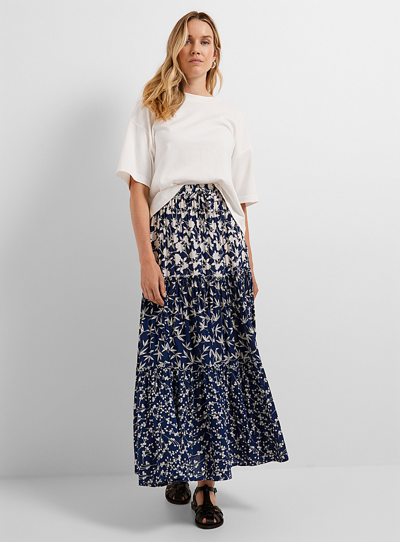 Ensemble Blouse Et Jupe Longue Kaki - Taille 42/44, Vert, Style Chic Décontracté - Neuf Avec étiquettes, Fait En Italie !