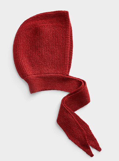 Le bonnet bross&eacute; touche de laine