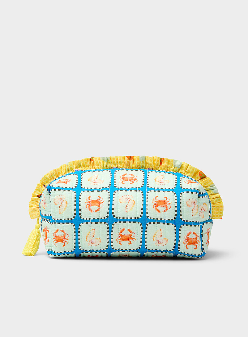 Cute Patterned Quilted Cosmetics Case