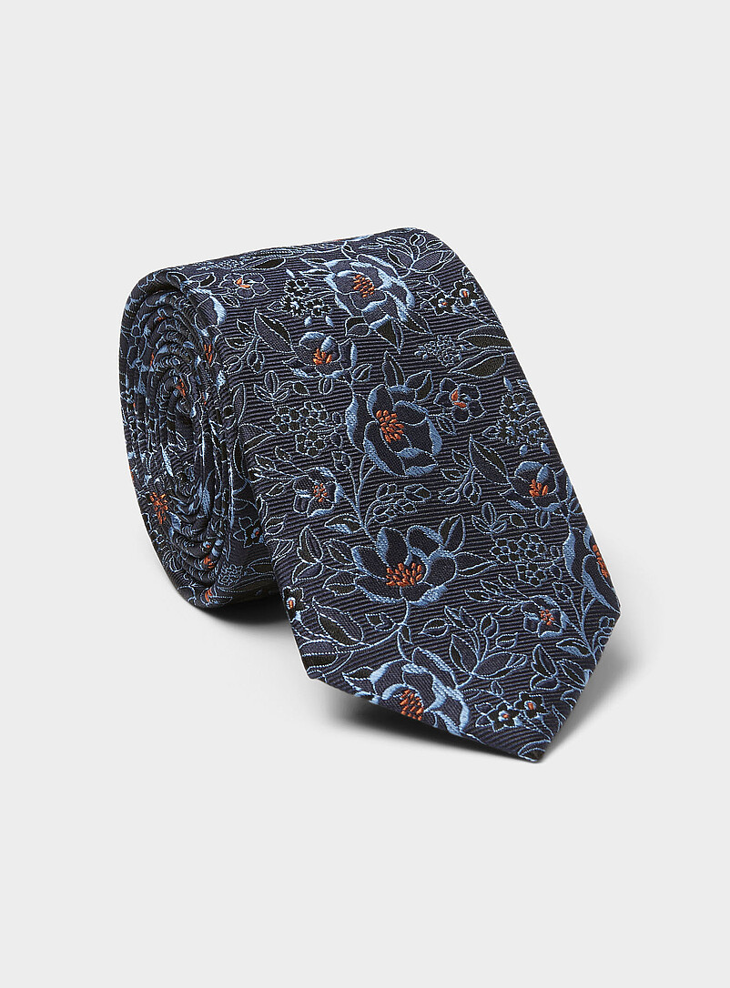 Nocturnal Garden Jacquard Tie