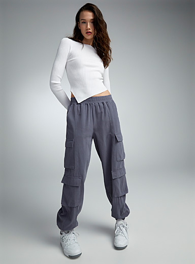 Pantalon Cargo Femme Beige / Réf : 1077  Pantalon cargo femme, Mode femme  pantalon, Tenue pantalons