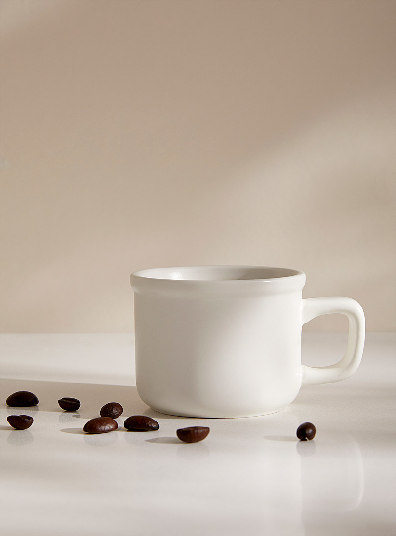 Simons Maison White Small matte ceramic espresso cup