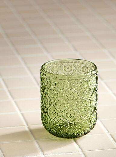 Le petit verre marguerites relief