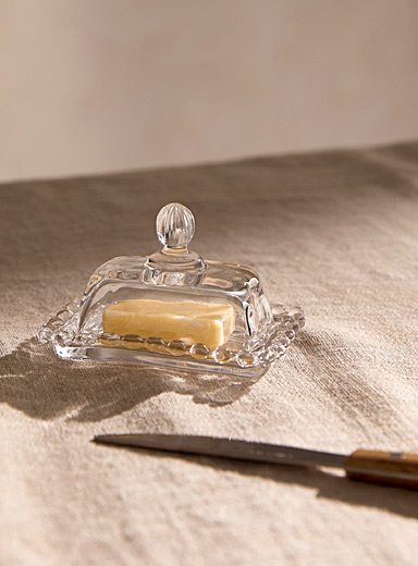 Mini scalloped butter dish For single serving