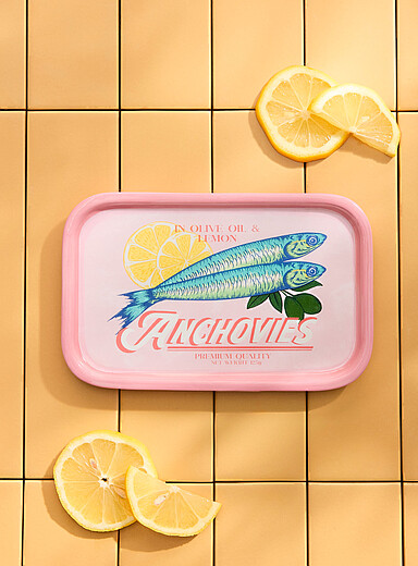 Le petit plateau rectangulaire poisson