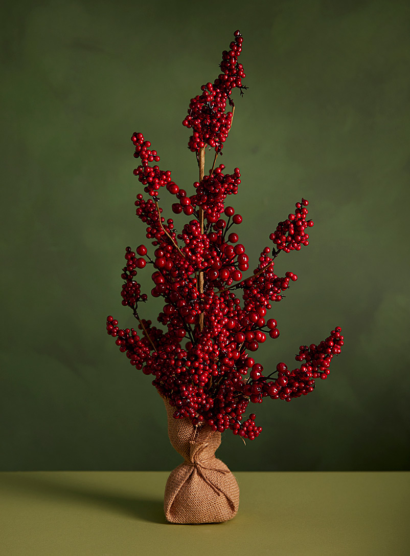 Simons Maison Red Red berries imitation tree
