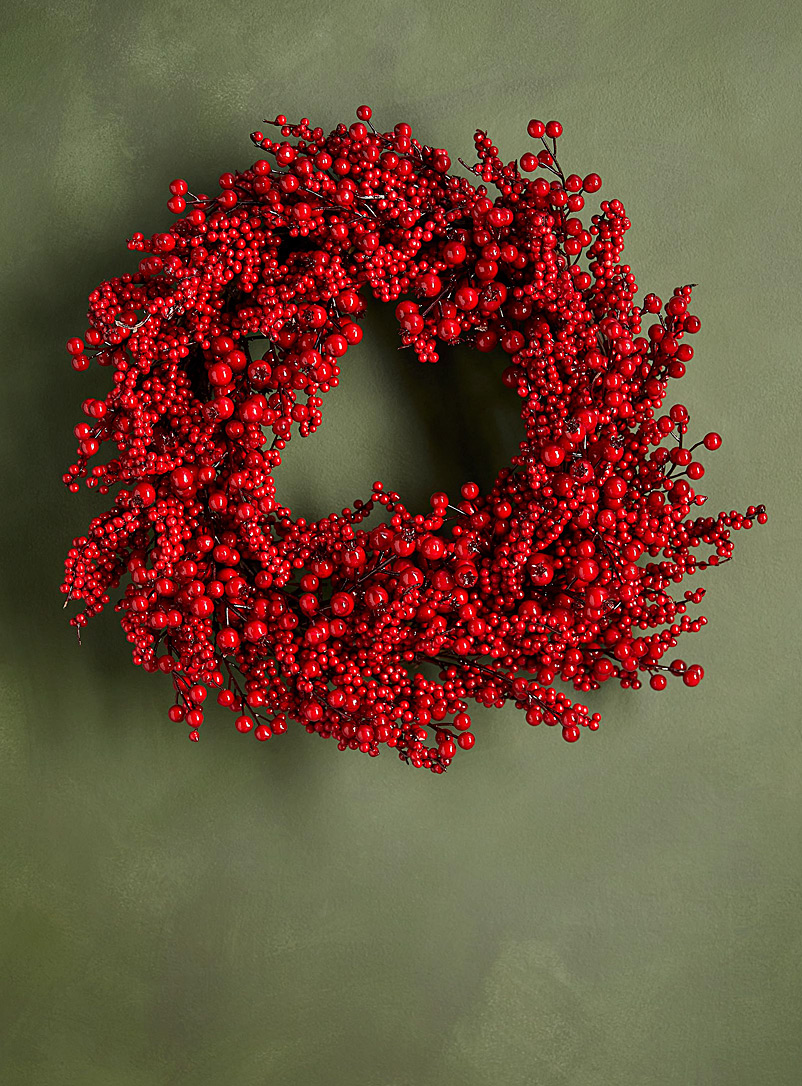 Simons Maison Red Red berries large wreath