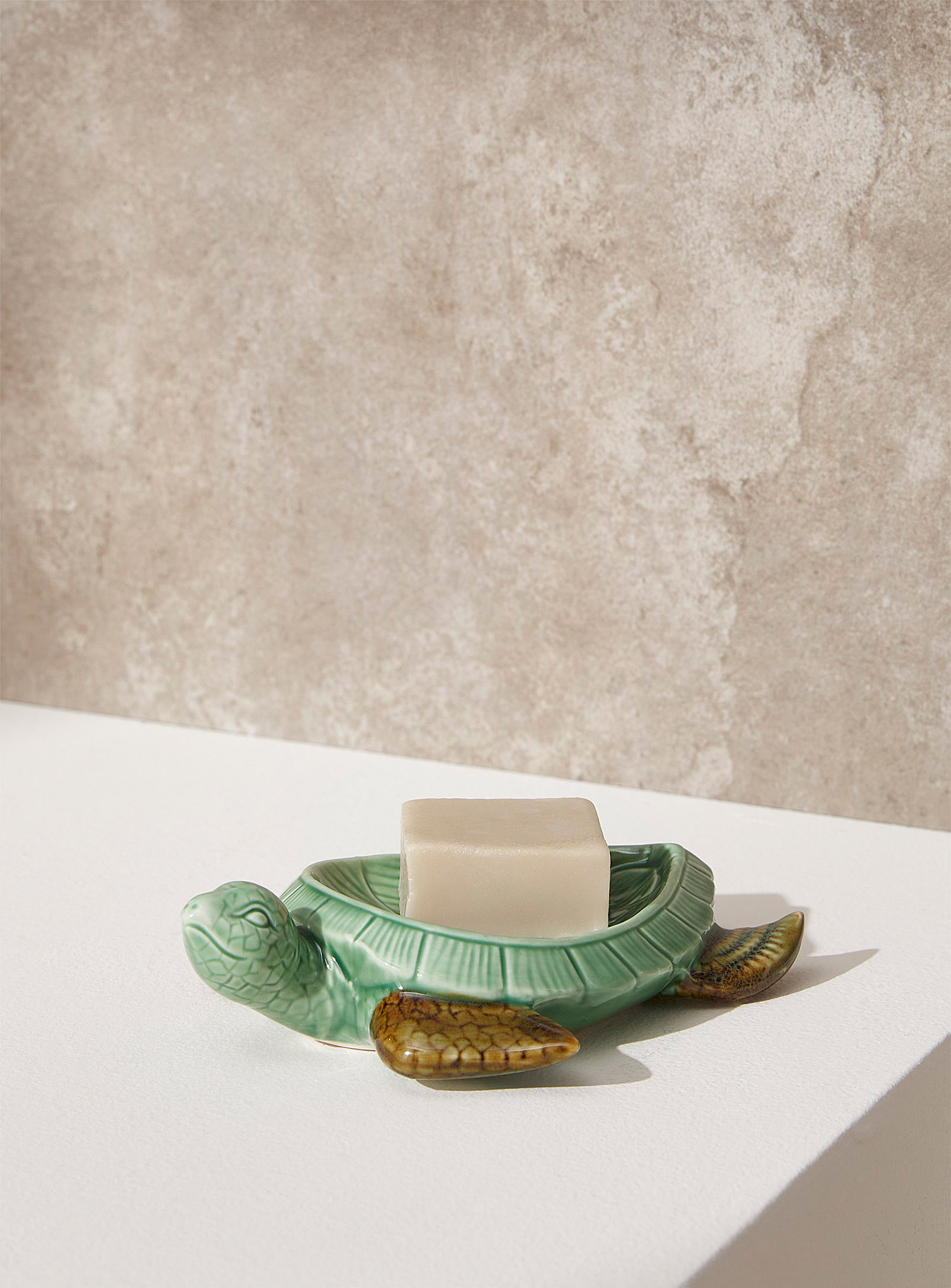 Simons Maison Turtle Soap Dish In Green