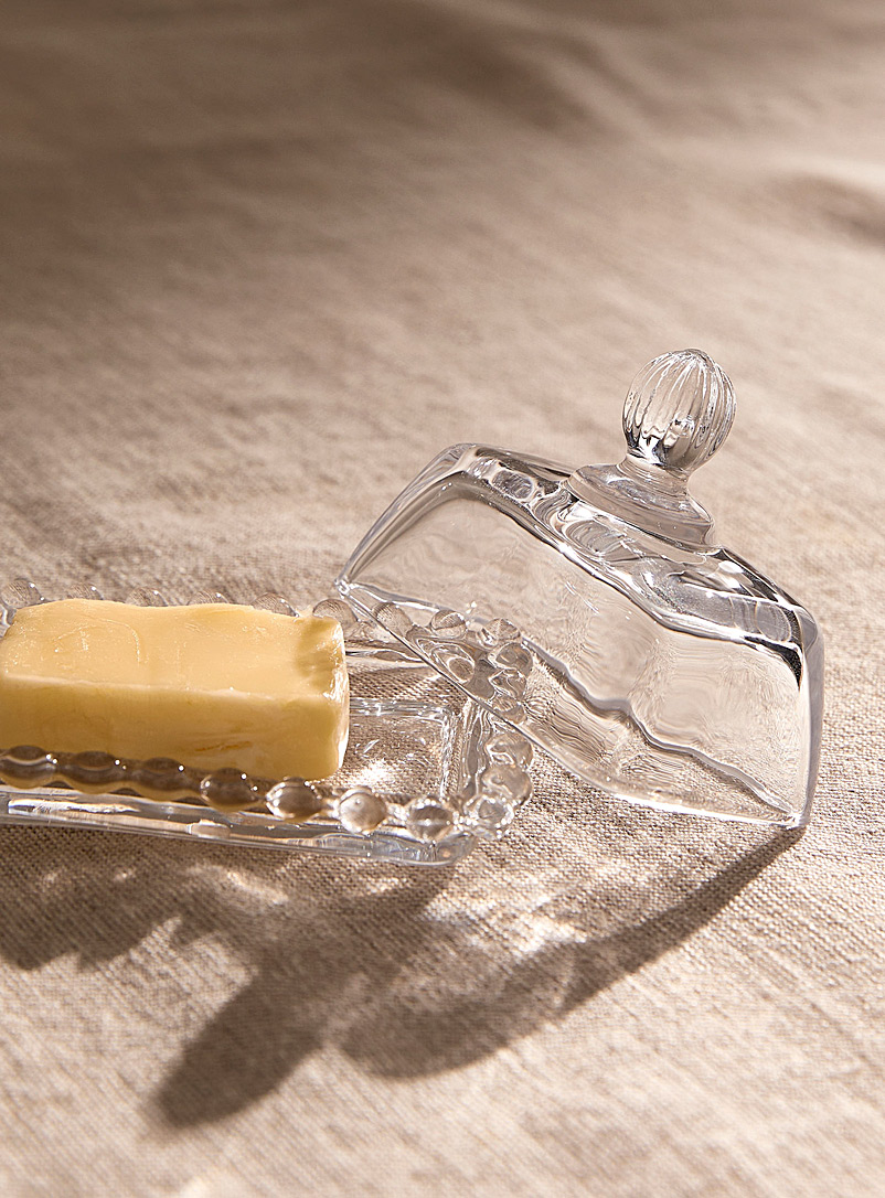 Small scalloped butter dish product image 2