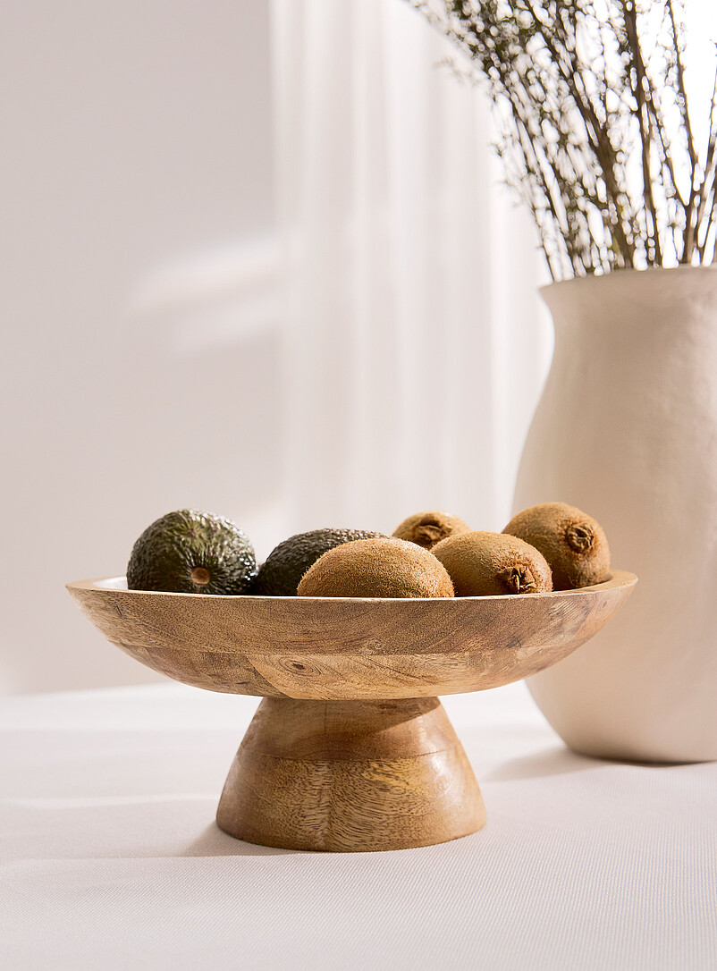 Genuine wood stand serving tray product image (primary)