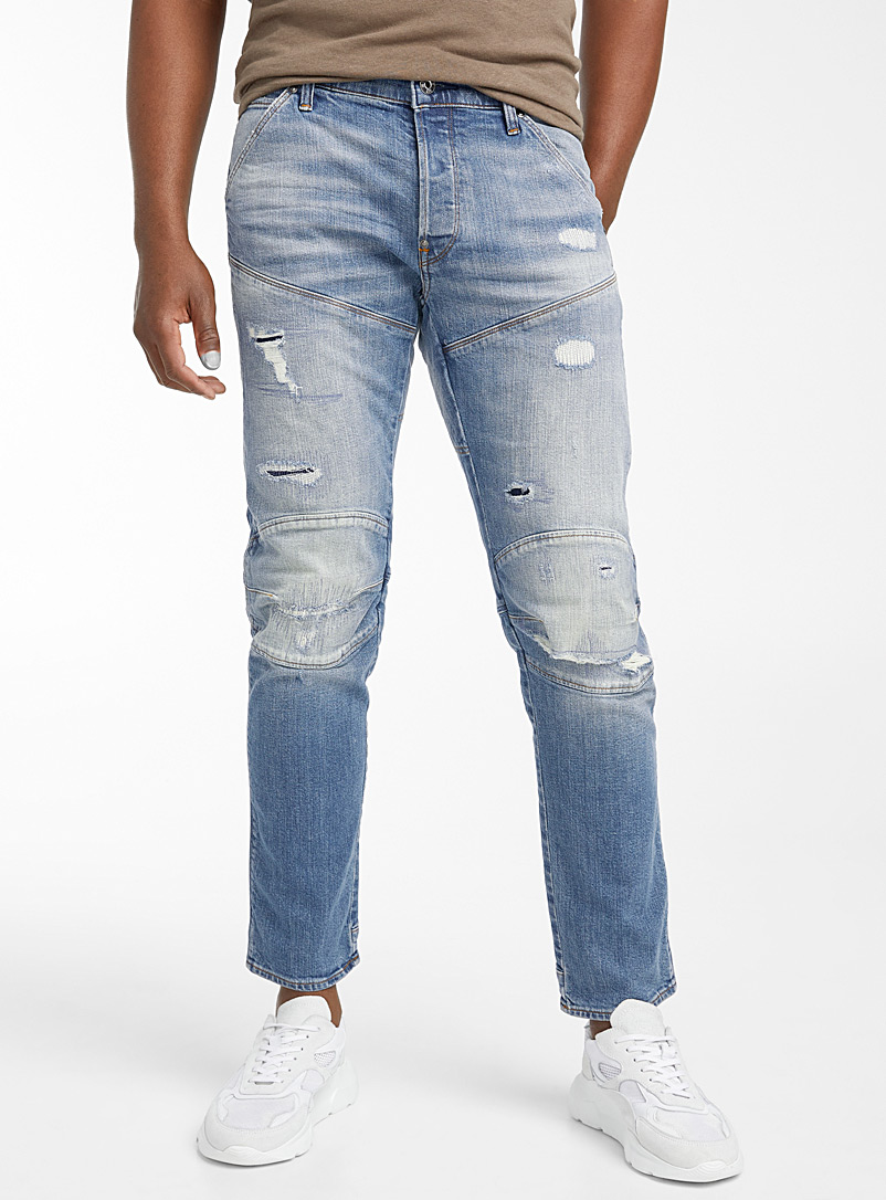 g star distressed jeans