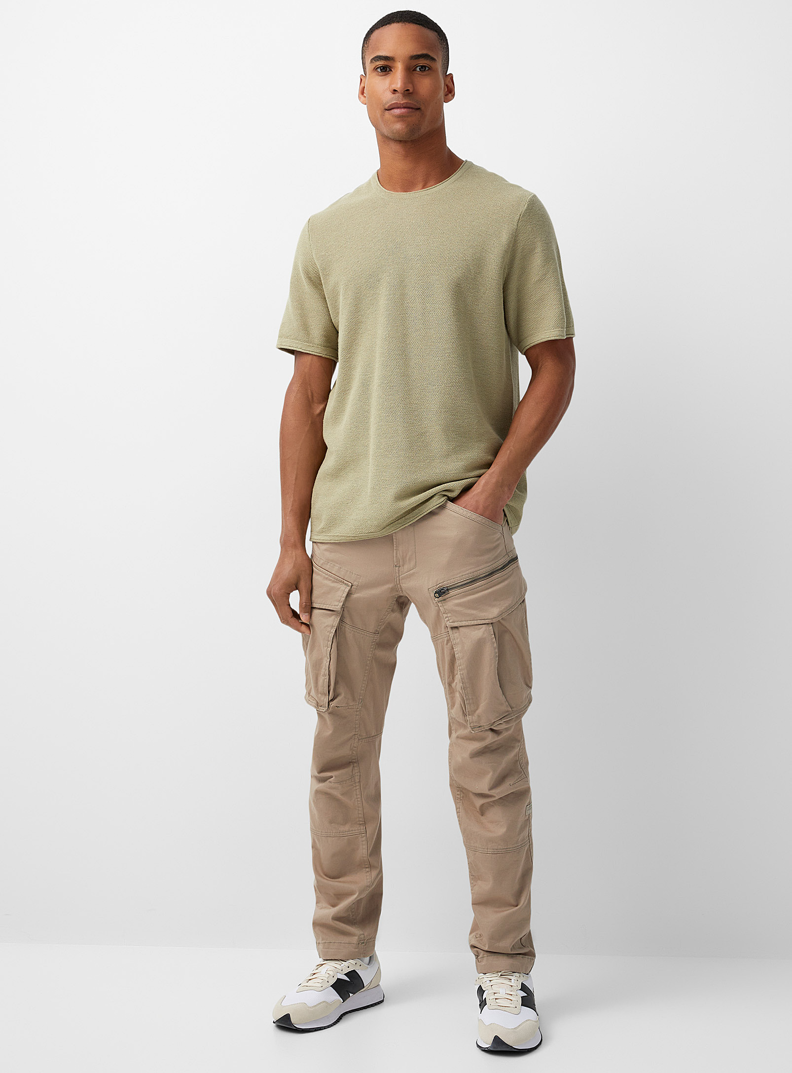Shop G-star Raw Rovic 3d Cargo Pant  Skinny Fit In Sand