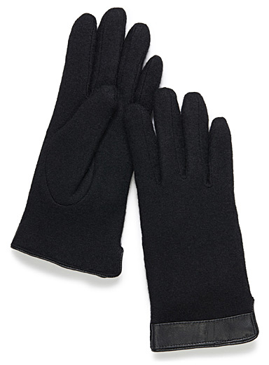 Felt wool gloves | Simons | Shop Online for Fashion, Winter & Driving ...