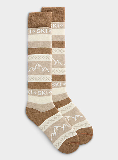 Alpine-stripe merino socks | I.FIV5 | Socks | Simons