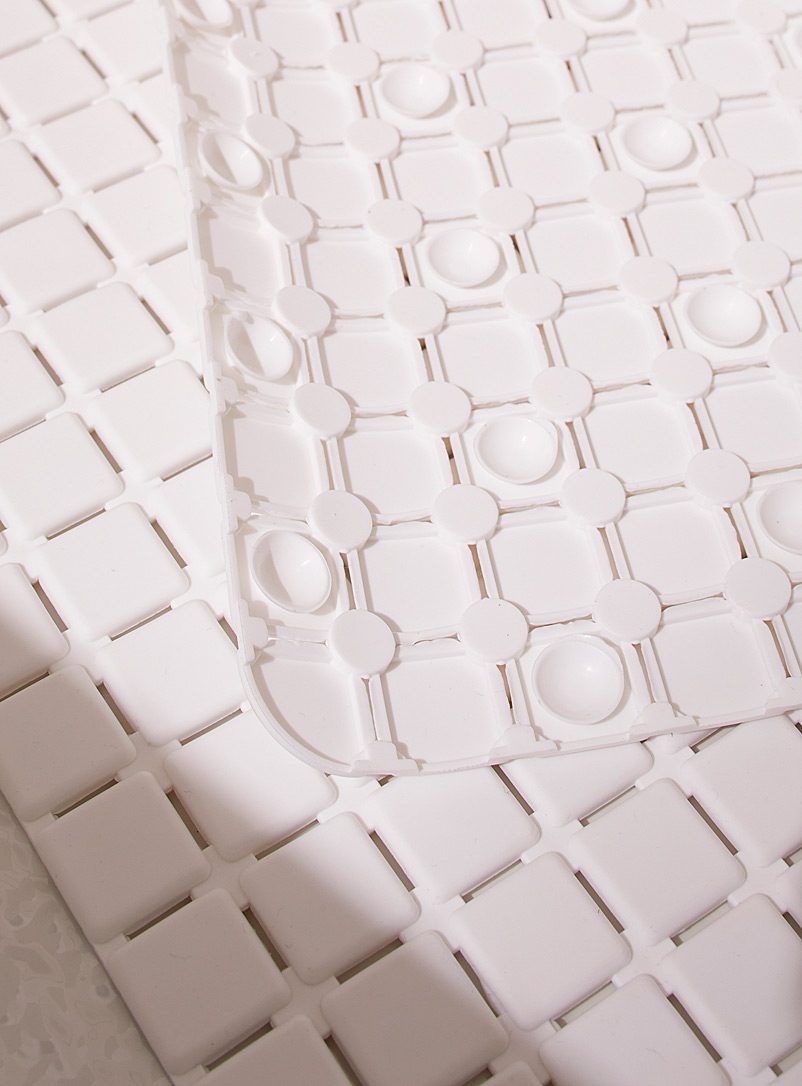 White tiles bath mat 35 x 78 cm product image 2