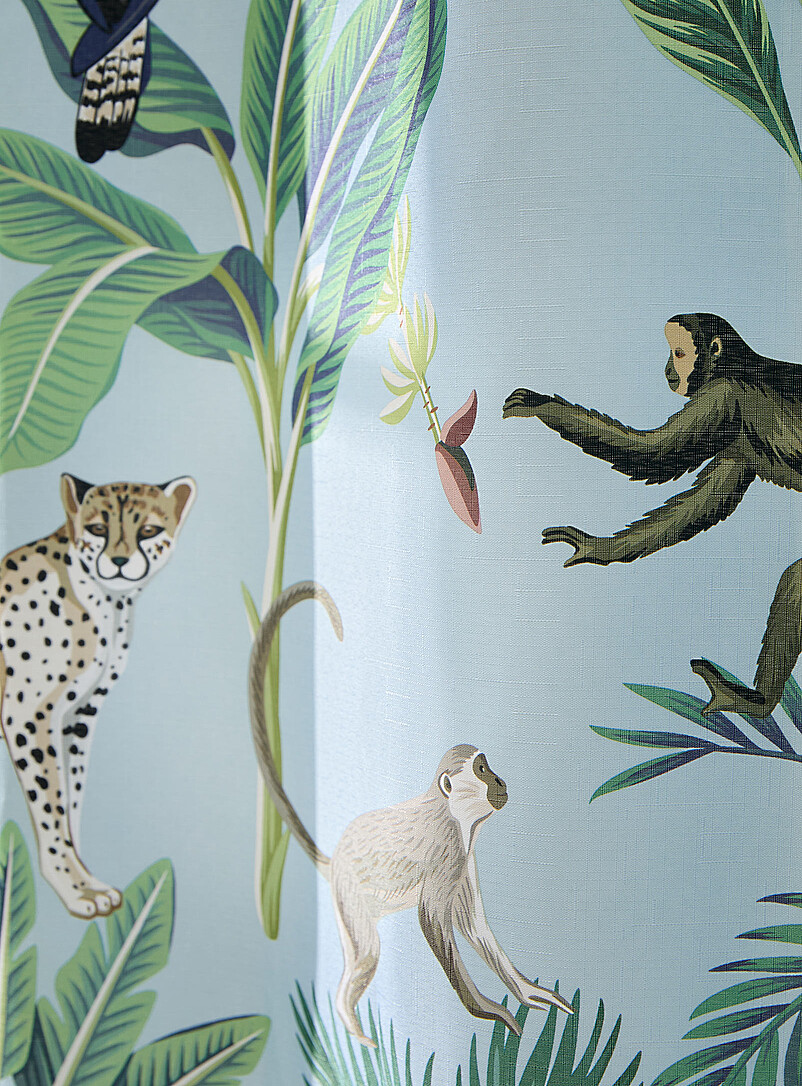 Jungle animal shower curtain product image 2