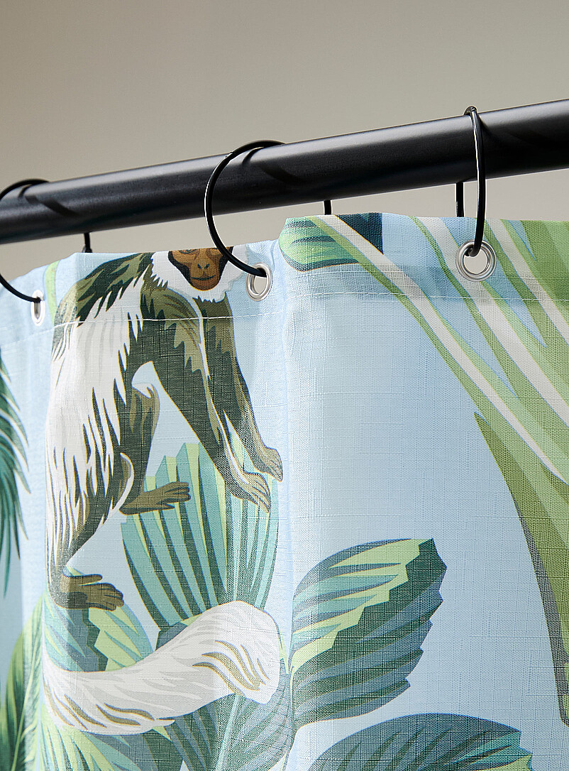 Jungle animal shower curtain product image 3