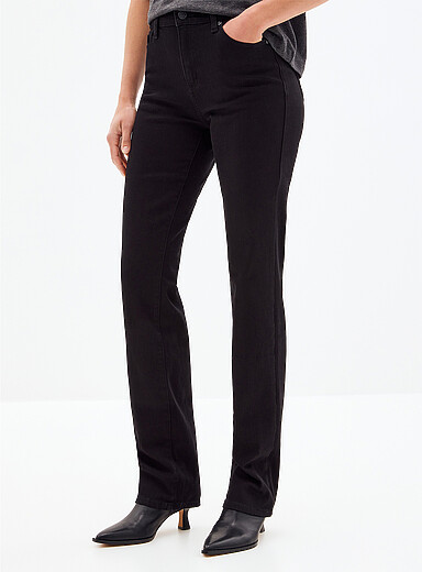 Black Chloe jean Fit: Straight leg, regular rise product image 3