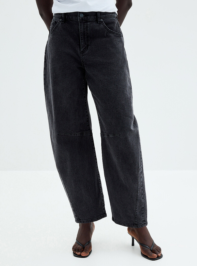 Megan dark-grey jean Fit: balloon leg, mid-rise style product image 2