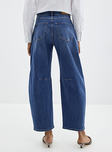 Malia Medium-indigo barrel jean product image 4