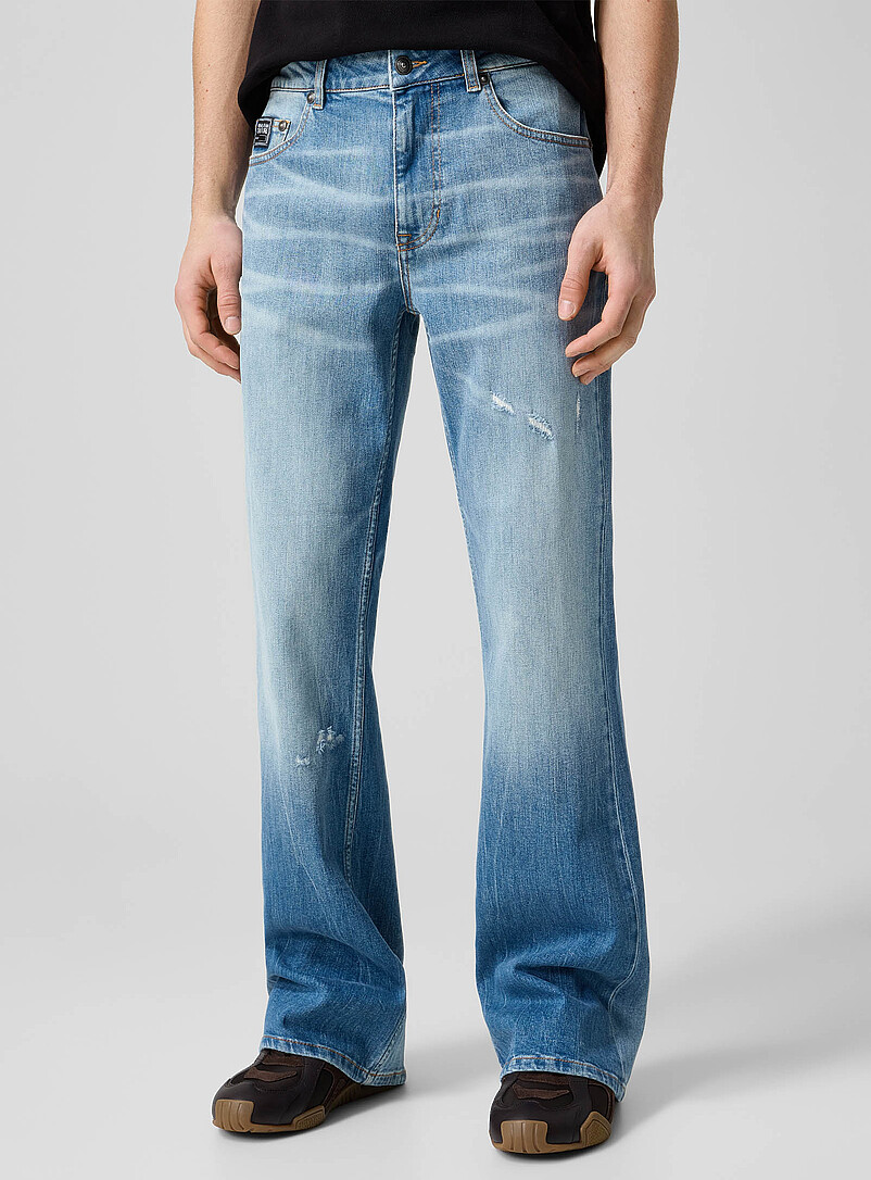 Piece Number permanent pleating bootcut jean product image 2