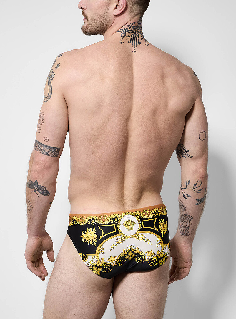 Barocco elastic waistband swim brief product image 2