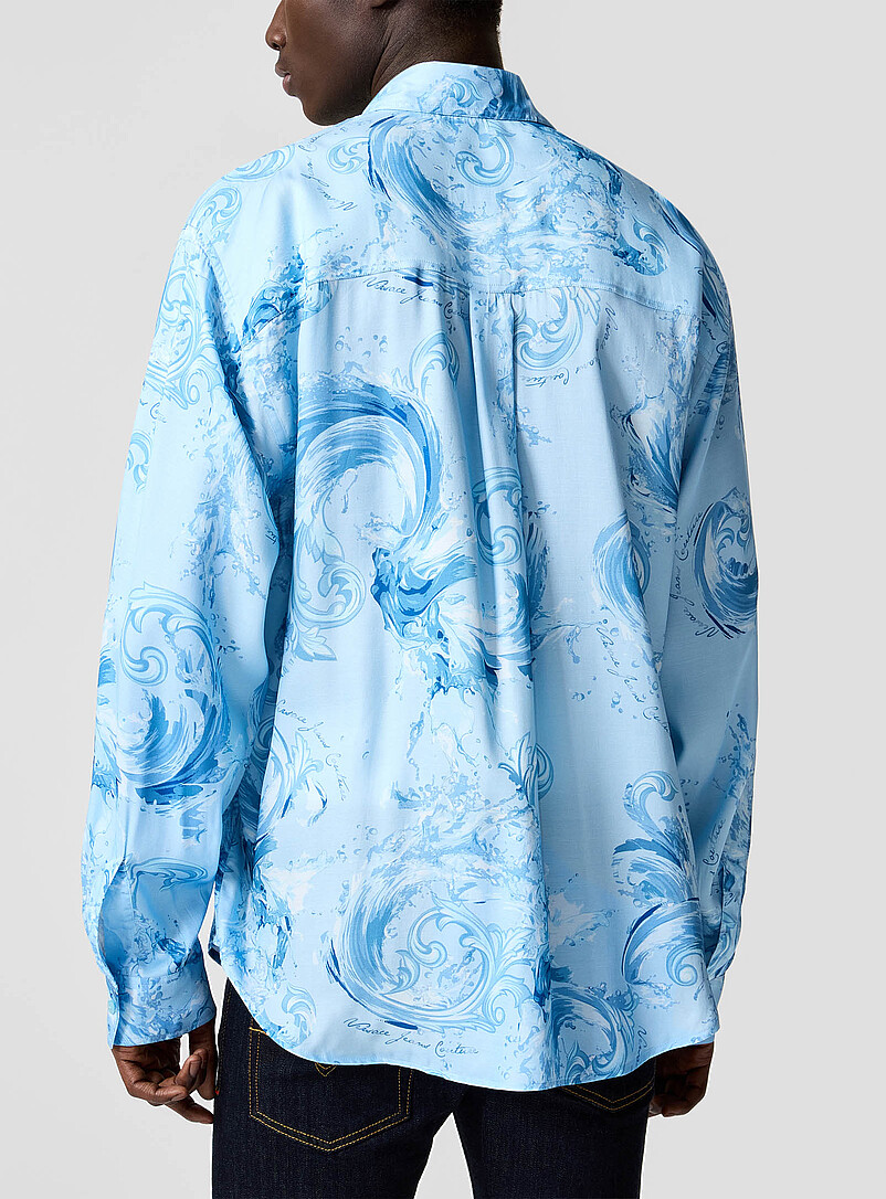 Baroque wave satiny shirt product image 3