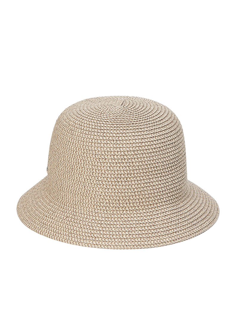 Canadian Hat Ivory/Cream Beige Monochrome cloche for women