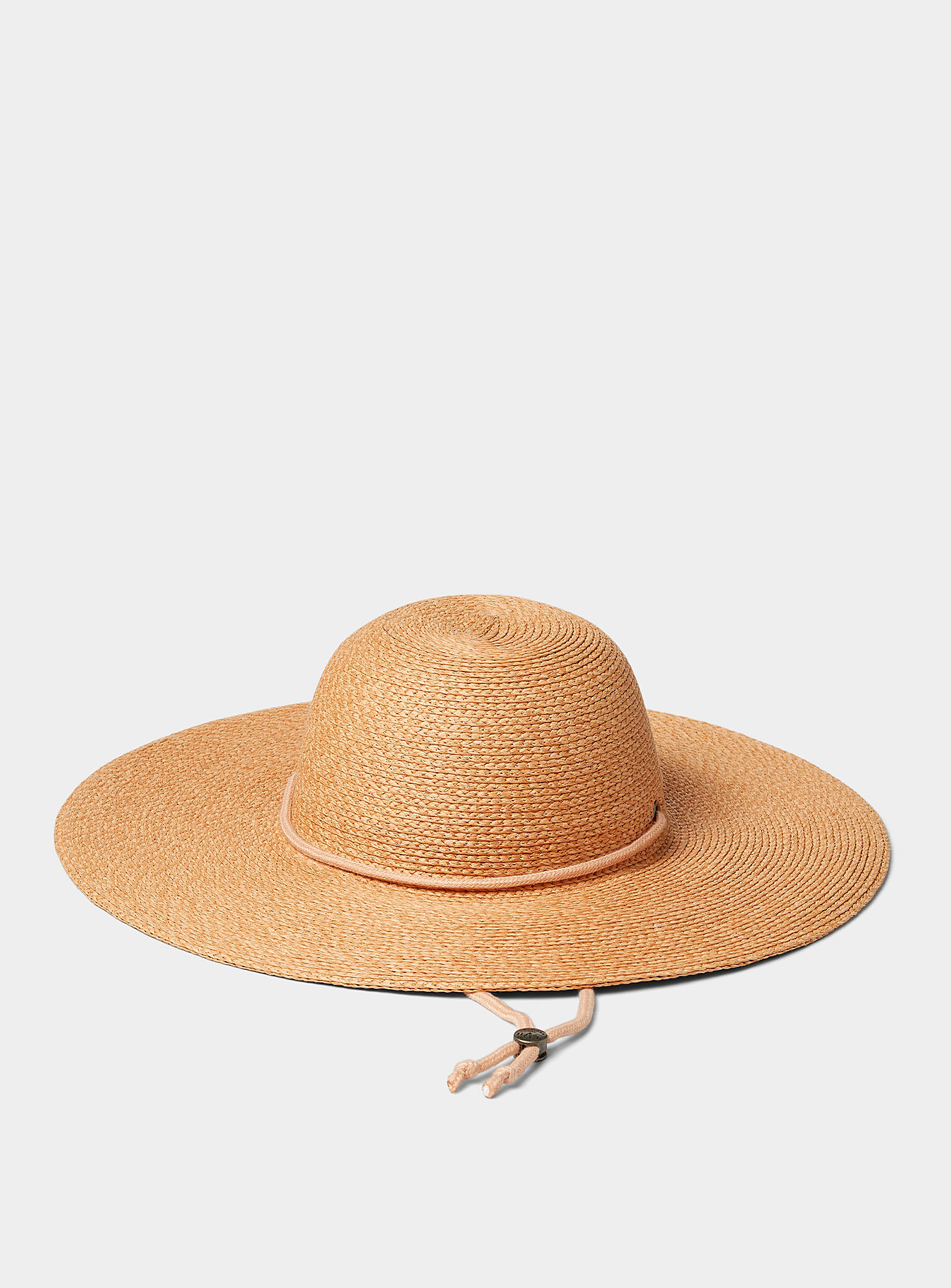 Canadian Hat Oianna Coloured Straw Wide-brimmed Hat In Yellow