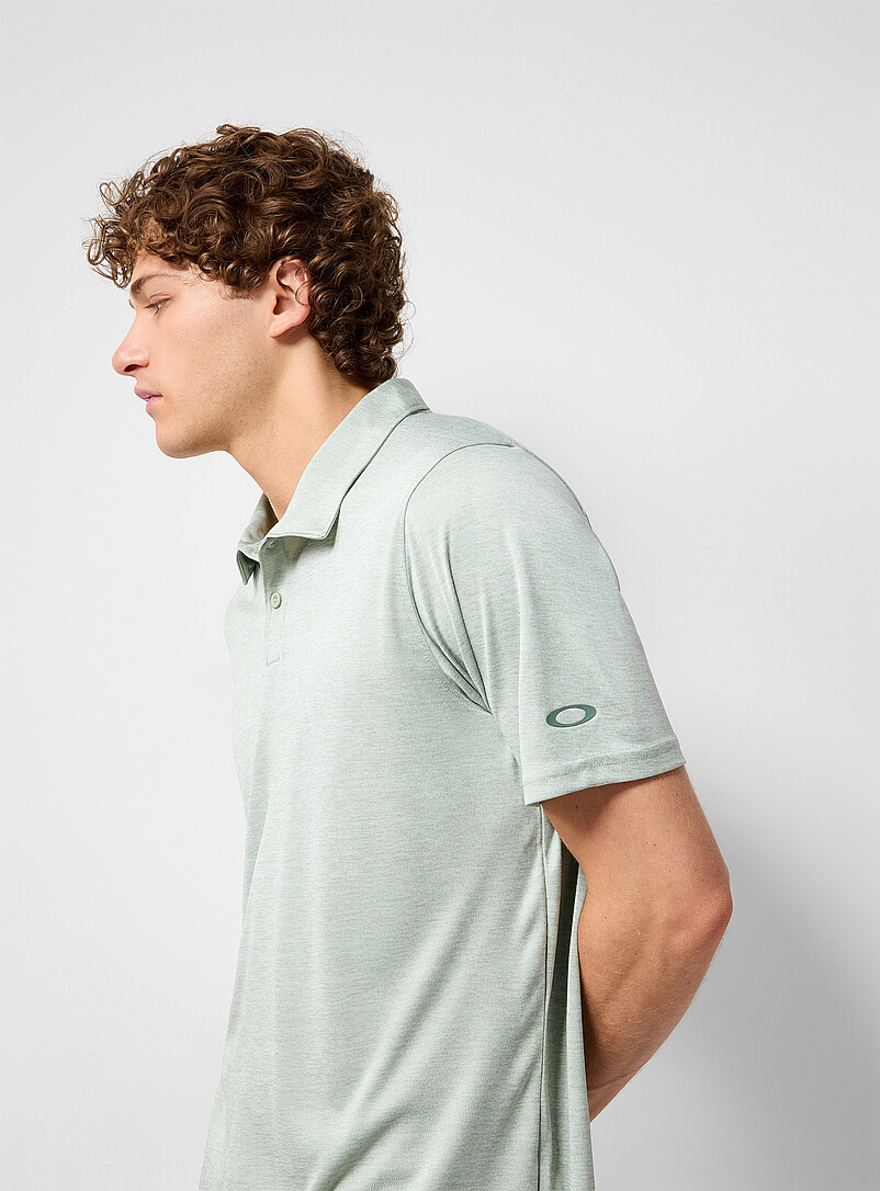 Oakley: Le polo de golf Aero Hydrolix Vert pour homme