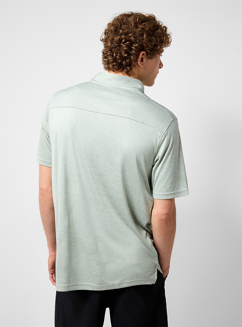 Oakley: Le polo de golf Aero Hydrolix Vert pour homme
