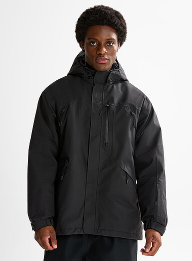 Tc Channel black shell jacket <b>Baggy fit</b>