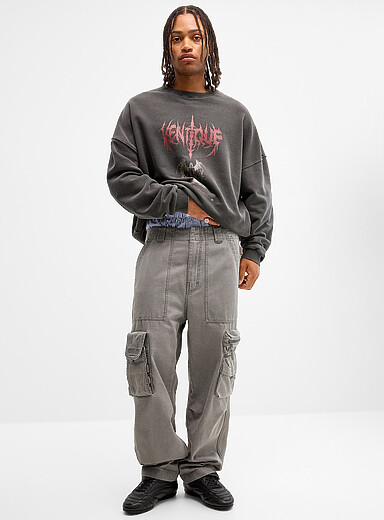 Le pantalon cargo d&eacute;lav&eacute; Reserve Strato